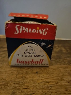 BÉISBOL OFICIAL DE LA LIGA BABE RUTH SPALDING DE COLECCIÓN Nº 174 41-129  Foto 1 de 4