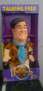 The Flintstones Talking Fred Action Figure 1993 Mattel John Goodman NOs Box - Picture 1 of 4