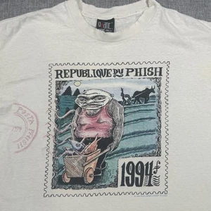 1994 Phish Tour Shirt Size XL Giant Single Stitch Republique Du Phish Pollock - Picture 1 of 24