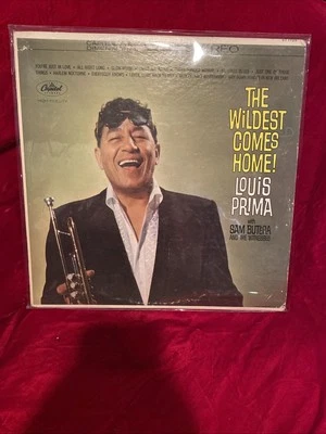 Louis Prima LP The Wildest Comes Home -Capitol -G+ Vinyl- Signed By Louis Jr! - Image 1 of 4
