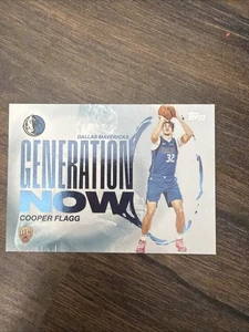 2025-26 Topps Basketball Cooper Flagg Generation Now Rookie RC #GN-1 Mavericks - Foto 1 di 2