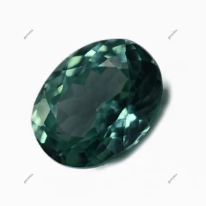 CERTIFIED Bluish Green Montana Sapphire Oval 5.45 Ct Natural Loose Gemstone - Picture 1 of 6