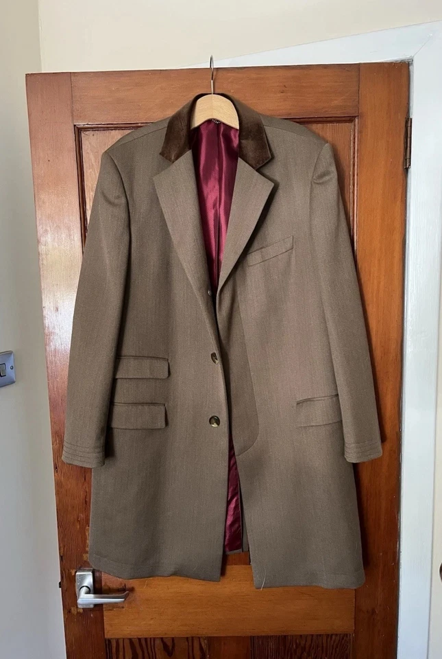 SAMUEL WINDSOR COVERT JACKET COAT 42”  100% pure new wool Crombie Cordings VGC - Image 1 of 4
