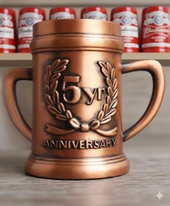 Anheuser Busch Collectors Club Miniature 5 Year Stein - Picture 1 of 5