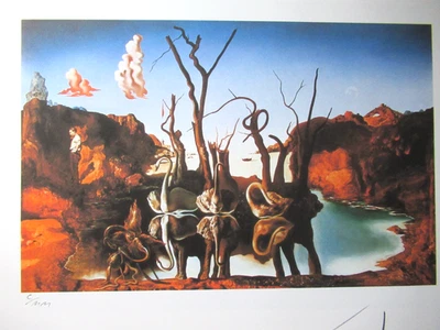 SALVADOR DALI: Schöne Lithographie limitiert 2000 Exemplare, signiert, 50x65cm - Bild 1 von 4
