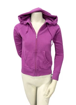 Uniqlo Sudadera con Capucha Cremallera Completa Para Mujer’s S Púrpura Bolsillos con Cordón de Japón Foto 1 de 4