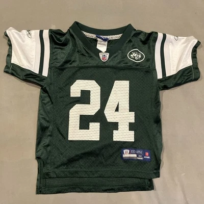 真棒 - 耐克 - 纽约喷气机队 - Darrelle Revis #24 绿色球衣 - 青少年中号 — 第 1/4 张图片