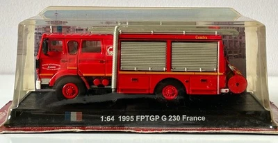 1995 FPTGP G230 France Fire Brigade Truck Model Diecast 1:64 Scale Amercom - Image 1 of 4