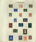 Netherlands Album Page Of Stamps #V33741