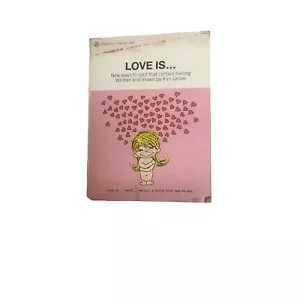 Love Is… Kim Grove 1970 Vintage Book 1ST Edition Pink Book - Picture 1 of 5