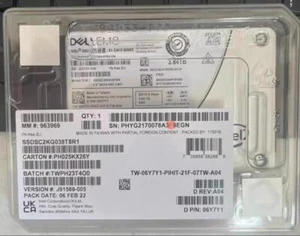 New Dell EMC Intel S4610 3.84TB SATA 6Gb/s 2.5" Enterprise SSD SSDSC2KG038T8R - Picture 1 of 2