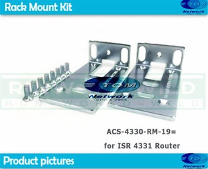 1 pair NEW ACS-4330-RM-19 Rack Mount Bracke For Cisco ISR4331-VSEC/K9 - Afbeelding 1 van 1