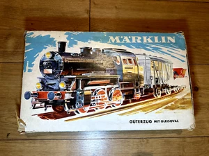 Marklin 3200 Starter Set New, 60-ies Steamer + 2 Freight Cars, 1 Loco, 2 Cars - Picture 1 of 5