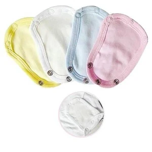 4PCS Baby Bodysuit Extenders Romper Jumpsuit Lengthen Snap Clothing Set - Picture 1 of 11