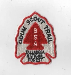 Odum Scout Trail Talladega National Forest BSA Historical Trail RED Bdr. [TRI-26 - Picture 1 of 1