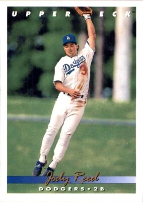 1993 Upper Deck GOLD HOLOGRAM #568 Jody Reed LOS ANGELES DODGERS - Image 1 of 2