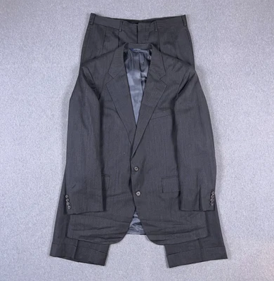 De Colección Polo Ralph Lauren Traje Para Hombres 40R / 32x30 Gris 2 Piezas Unión Hecho en EE. UU. Foto 1 de 4