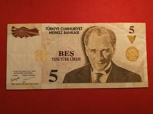 Turquie / Turkey - 5 Lirasi 2005 Pick 217 - ttb+ / vf+ ! - Imagen 1 de 2