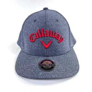 NEW NWT Callaway Odyssey Strapback Nanotex Adjustable Golf Hat Chrome Soft - Picture 1 of 8