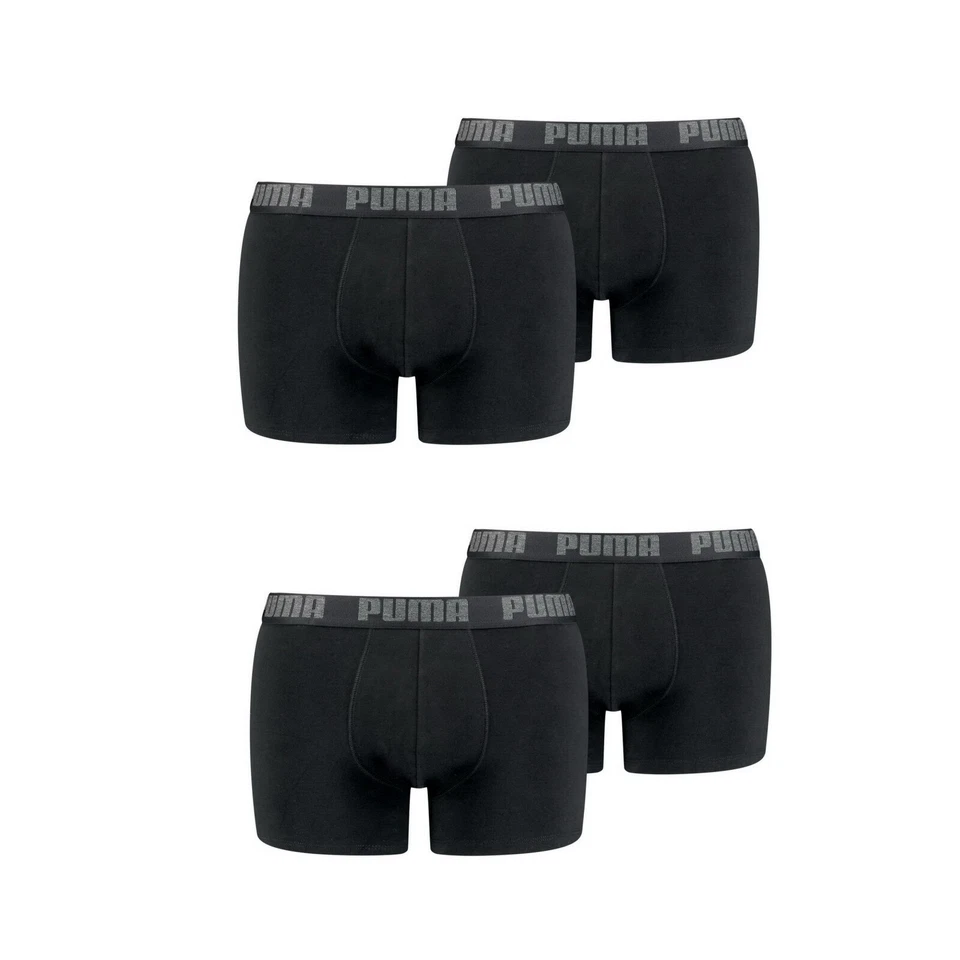 PUMA Basic Boxershorts für Herren - Schwarz, Gr. XL