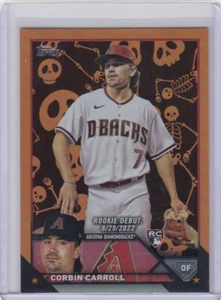 2023 Topps Update CORBIN CARROLL Halloween Skeleton #US244 31/50 Diamondbacks RC - Bild 1 von 2