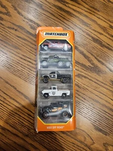 Matchbox 2023 Dirty Mudders 5 Pack VHTF Mbx OFF ROAD - Picture 1 of 2