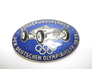 Abzeichen Förderungsrennen der Deutschen Olympiahilfe 1935. AUDI. NSU. - Picture 1 of 6