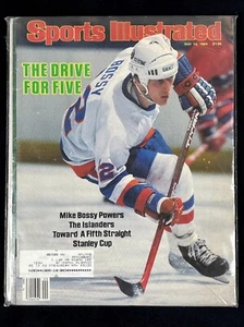 Mike Bossy Sports Illustrated 5/14/84 Islanders Hockey “Drive For Five” - Picture 1 of 7