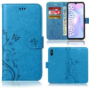 Etui na telefon komórkowy do Xiaomi Redmi 9A / 9i / 9AT Futerał ochronny Kwiaty Flip Case Etui - Zdjęcie 1 z 6