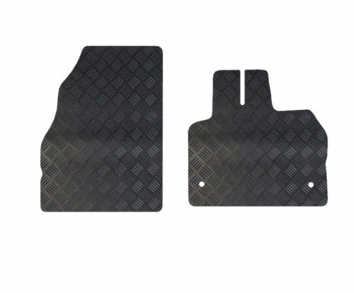 Alfombrillas furgoneta de goma Renault Kangoo (2009-FECHA) negras a medida 3 mm Foto 1 de 1