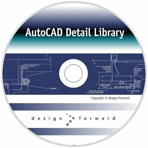 AutoCAD Details Blöcke Architektur-Konstruktion CD AutoCAD 3D Modell - Bild 1 von 6