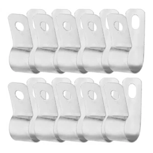 20 Pcs R-shaped Wire Clip Holders for Cords Rope Light Clips outside - Afbeelding 1 van 12