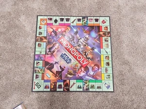 Monopoly Star Wars The Clone Wars Galactic Replacement Playing Board - Picture 1 of 2