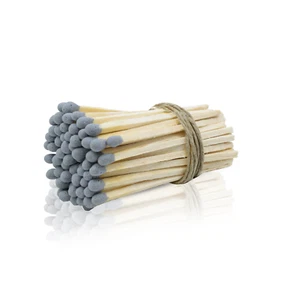 Fósforos de madera pequeños de 3" pulgadas para decoración del hogar favores de boda - grises - Imagen 1 de 4