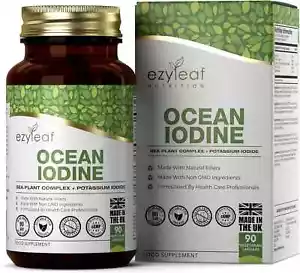 Thyroid Supplements Iodine x90 - 180 Supports Brain Memory Thyroid & Metabolism - Picture 1 of 13