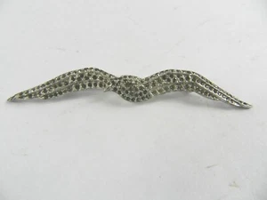 Antique 1935 KTF TRIFARI Gemstone Seagull Brooch Pin Deco Alfred Philippe B122 - Picture 1 of 6