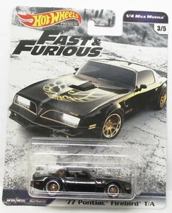 2017 HOT WHEELS FAST & FURIOUS 3/5 1977 PONTIAC FIREBIRD 1/4 MILE REAL RIDERS K3 - Picture 1 of 1