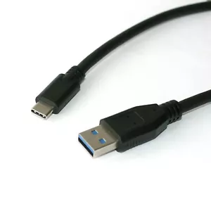 2m USB 3.0 Kabel USB-A-Stecker USB-C Stecker schwarz 2,0 m Superspeed - Bild 1 von 1