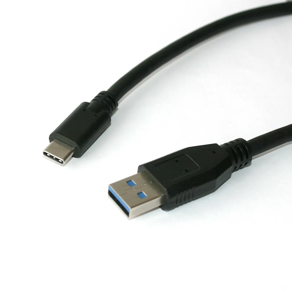 2m USB 3.0 Kabel USB-A-Stecker   USB-C Stecker schwarz 2,0 m Superspeed - Bild 1 von 1