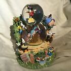 Disney Mickey Mouse Silly Symphonies Band Concert Musical Double Snowglobe-Mib