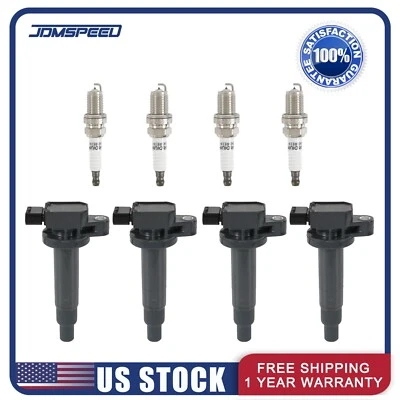 4x Bobina de encendido y bujía para 2004 2005 2006 Scion xA 1,5 L L L4 Foto 1 de 4