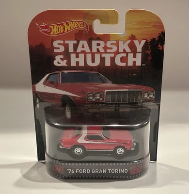 Hot Wheels Starsky and Hutch 76 Ford Gran Torino 2015 NIP - Image 1 of 4
