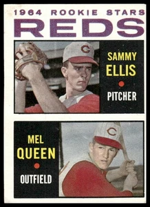 1964 Topps #33 Reds 1964 Rookie Stars (Sammy Ellis / Mel Queen) Cincinnati Reds - Picture 1 of 2