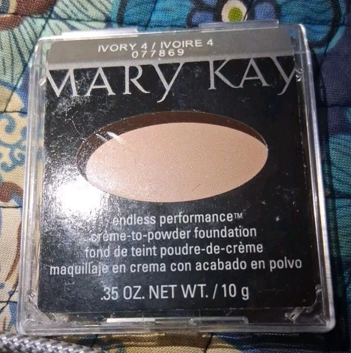 Base en crema a polvo Mary Kay IVORY 4 Endless Performance 0,35 oz nueva en caja Foto 1 de 1