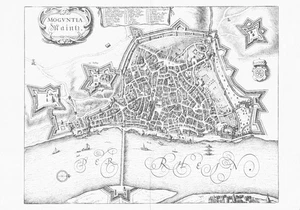 MOGVNTIA  Vintage Antique Geographic Urban Map Art Print !!! - Picture 1 of 1