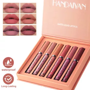 6PCS Lipstick Set Waterproof Long-Lasting Lipstick Beauty Cosmetic Make Up B - Picture 1 of 9