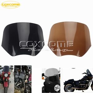 Headlight Fairing Screen Windscreen Windshield for Harley Dyna Low Rider FXDLS