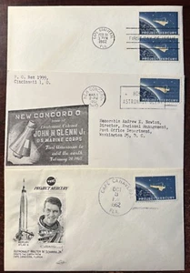 #1193 Project Mercury pair FDC without cachet with 2 event covers - Picture 1 of 1