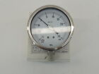 Wal Pressure Gauge 5  30Hg 30Psi 1 2Npt Bottom Connection Stainless Stee