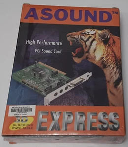 Asound Express PCI Soundkarte (ALS4000, retro, 2000, NOS, boxed, OVP) - Afbeelding 1 van 3